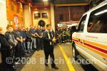 Father J Fonti blesses the Daniel Pujdak FFT Van 
